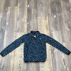 Kavu Teal Pullover with Dots